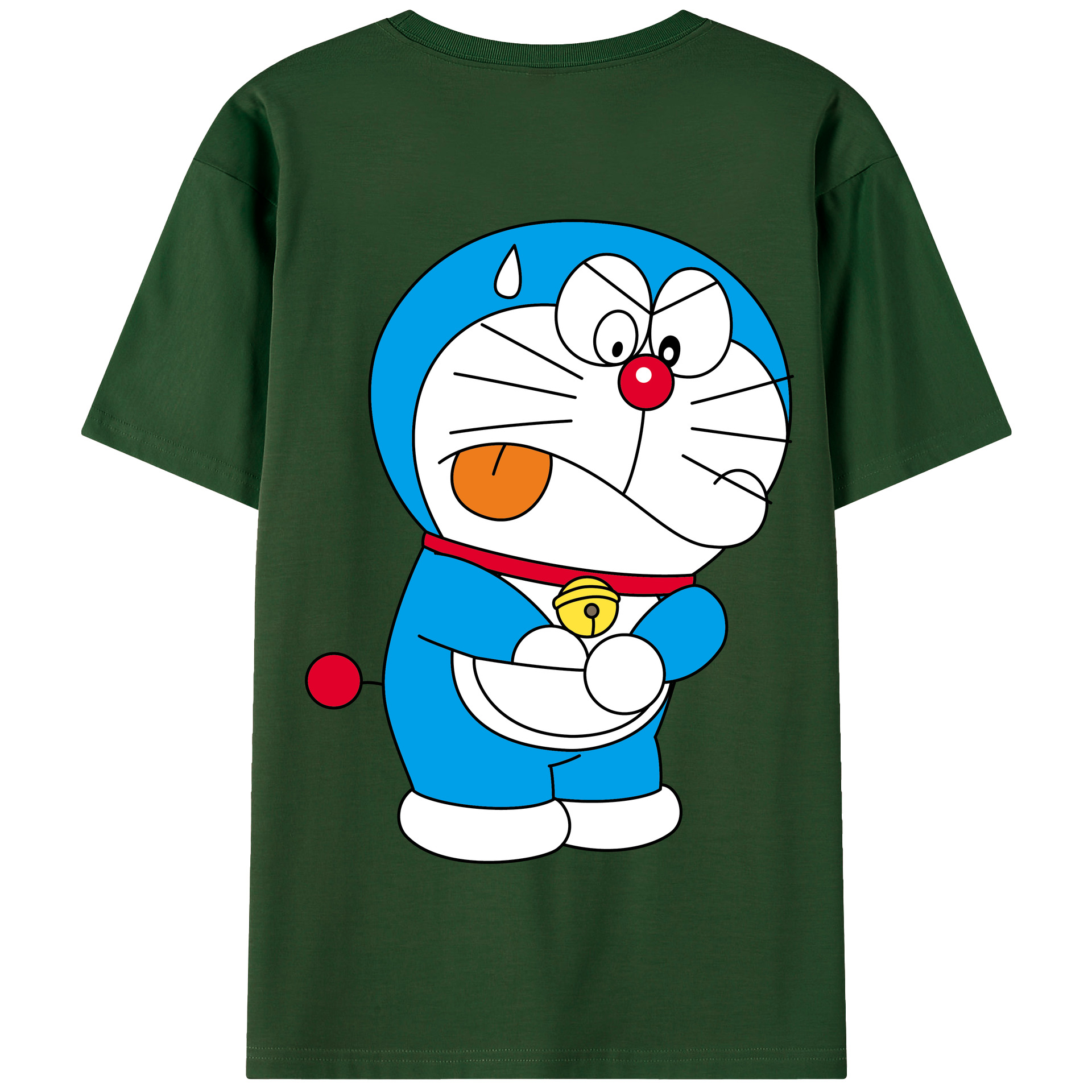 （画像用） ドラえもん Doraemon 綿100％半袖Tシャツ（背面プリント）